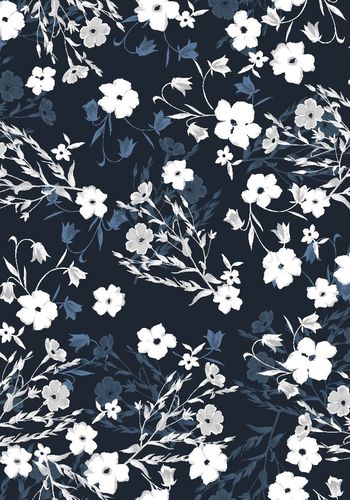 444850-时尚大牌电脑手绘分色水墨风花卉男女