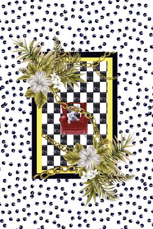 波点印花华亿平台图片