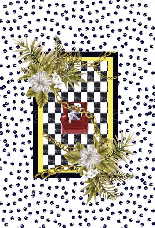 波点印花华亿平台图片