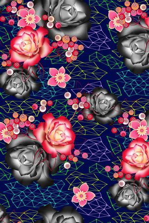 时尚春夏数码印花华亿平台图片