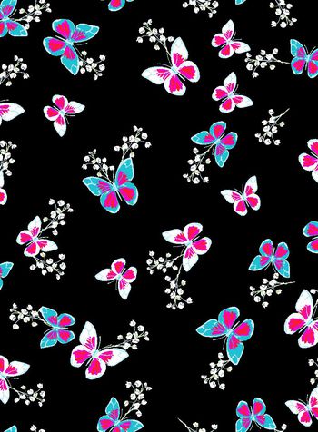 蝴蝶印花华亿平台图片