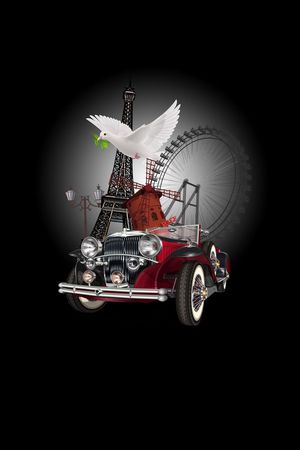 埃菲尔铁塔.印花华亿平台图片