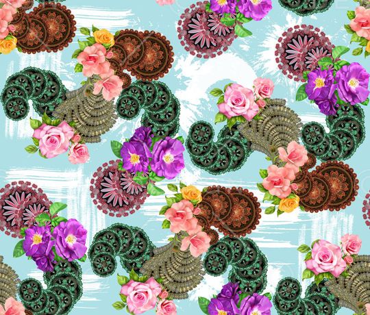 变形艺术印花华亿平台图片