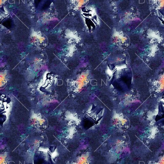 牛仔印花华亿平台图片