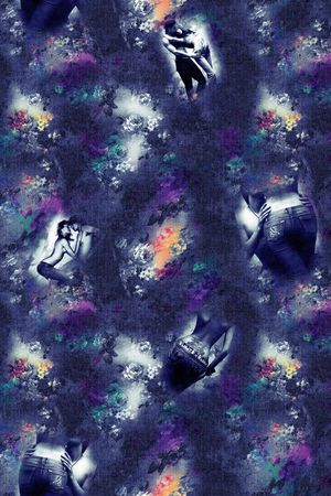 牛仔印花华亿平台图片