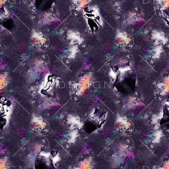 牛仔印花华亿平台图片