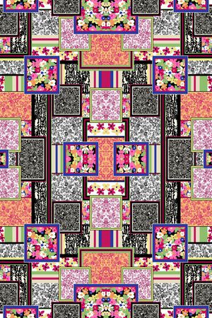 叠加随机印花华亿平台图片