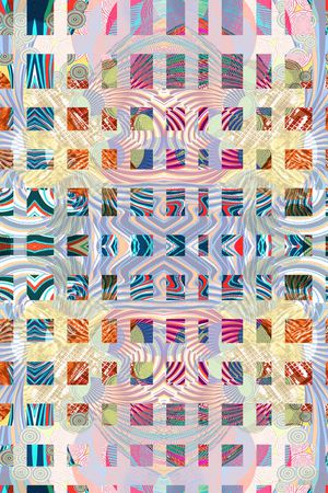 方块印花华亿平台图片