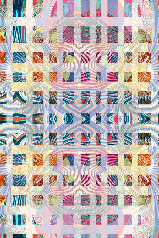 方块印花华亿平台图片