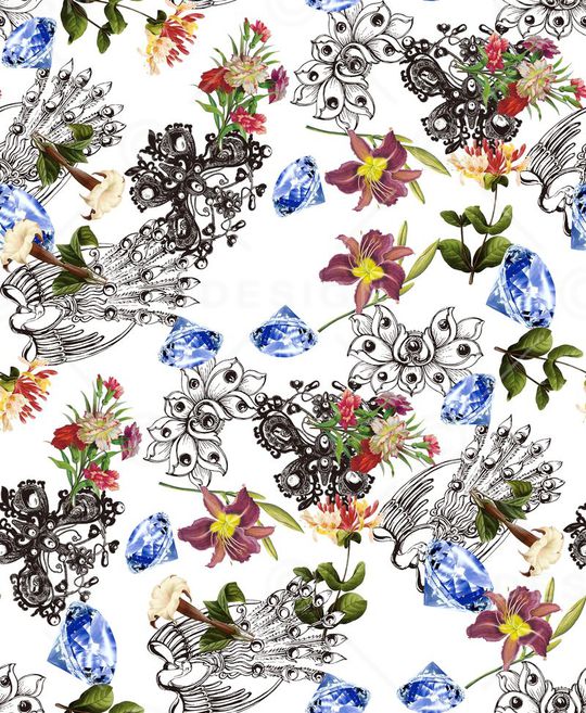 流行时尚印花华亿平台图片