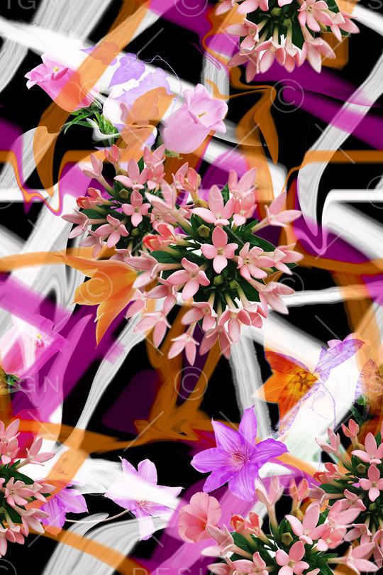 甜美 清新印花华亿平台图片