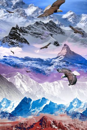 冰川印花华亿平台图片