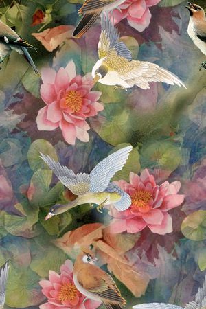 水彩印花华亿平台图片