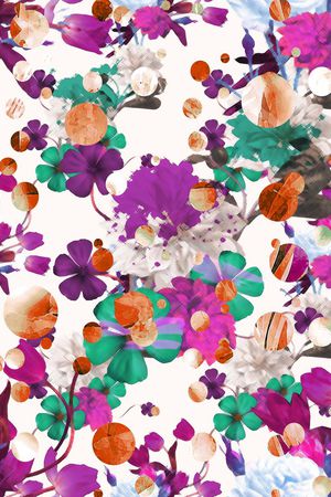 抽象印花华亿平台图片