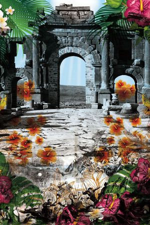 几何印花华亿平台图片