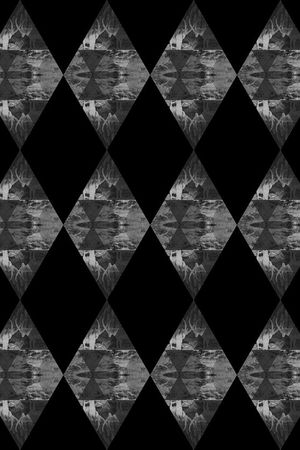 黑灰组合印花华亿平台图片