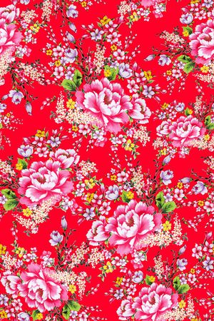 大花袄印花华亿平台图片