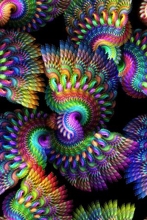 抽象印花华亿平台图片