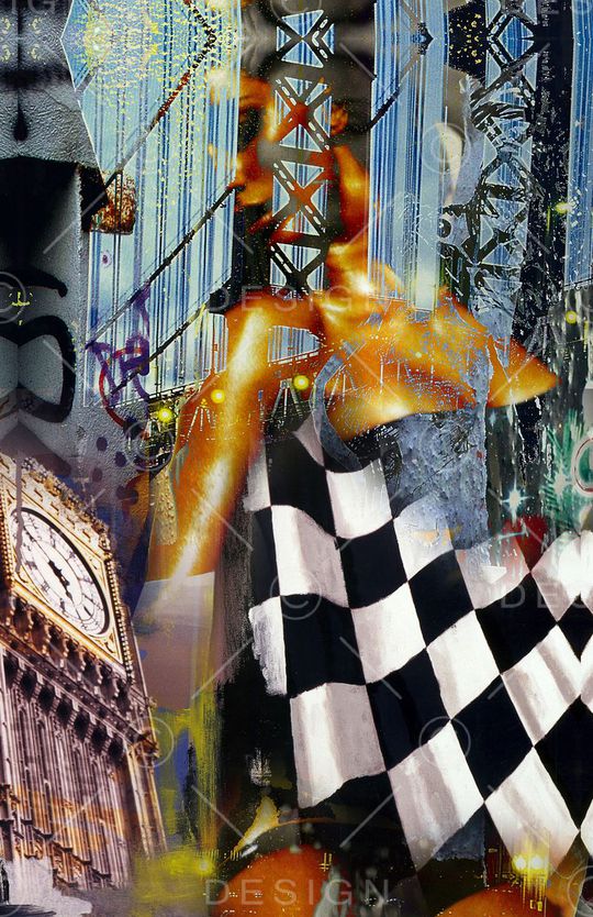 抽象印花华亿平台图片