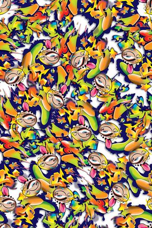 卡通印花华亿平台图片