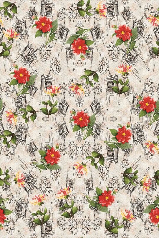 抽象印花华亿平台图片