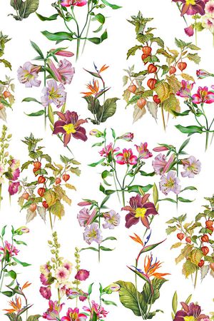 枝条印花华亿平台图片