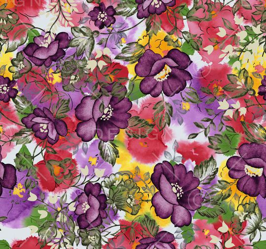 时尚鲜艳印花华亿平台图片