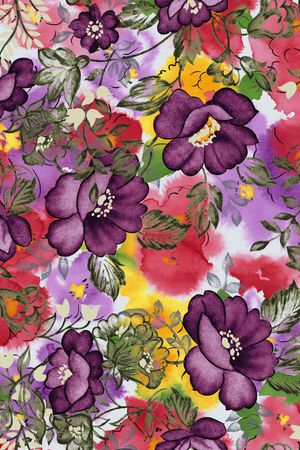 时尚鲜艳印花华亿平台图片