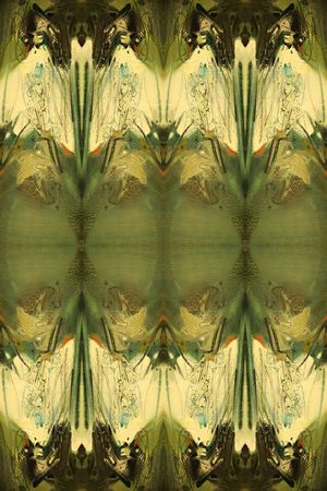 抽象石膏效果印花华亿平台图片