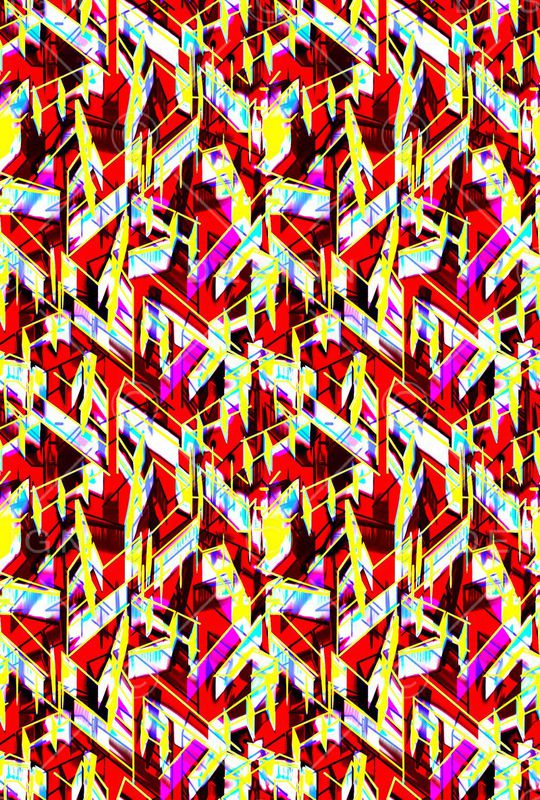 抽象印花华亿平台图片