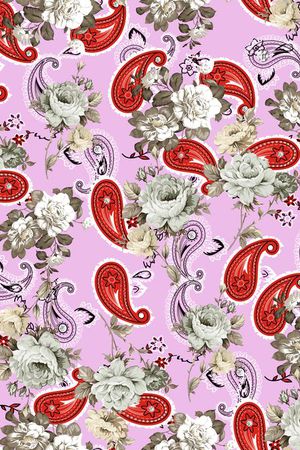 清新优雅印花华亿平台图片