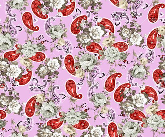 清新优雅印花华亿平台图片