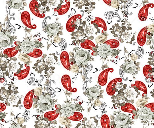 清新优雅印花华亿平台图片