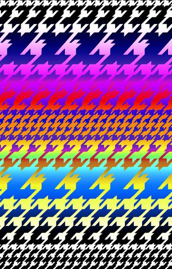 445924-简约清新渐变千鸟格犬齿格组合女装衬