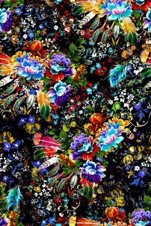 多彩印花华亿平台图片