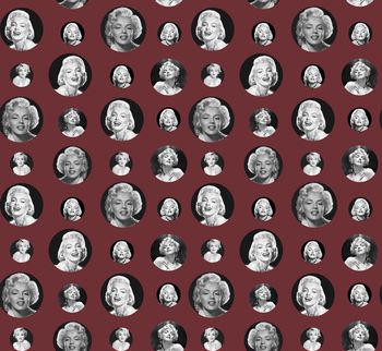 445953-时尚意大利大牌D&G小波点梦露头像