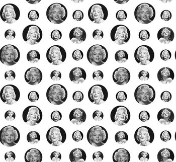 445956-时尚意大利大牌D&G小波点梦露头像