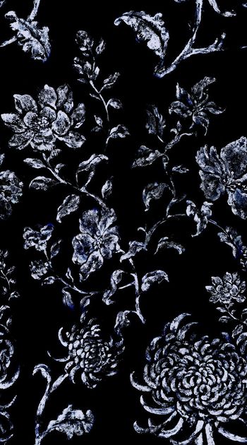 445970-蜡染肌理 大花卉 民族剪影 创意服