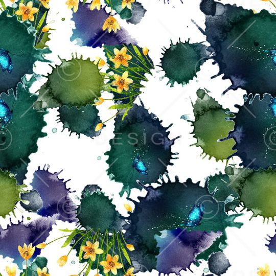 清新印花华亿平台图片