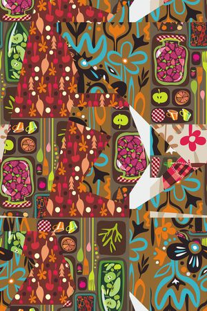 抽象印花华亿平台图片