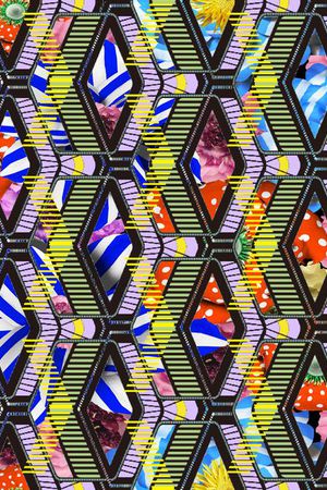 几何印花华亿平台图片