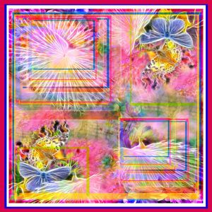 抽象印花华亿平台图片