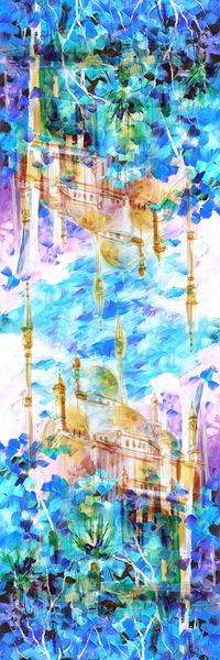 油墨画印花华亿平台图片