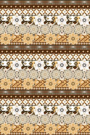 波西米亚异域印花华亿平台图片