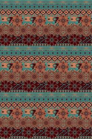 波西米亚异域印花华亿平台图片