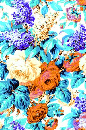 橙色印花华亿平台图片