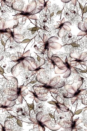 水墨印花华亿平台图片