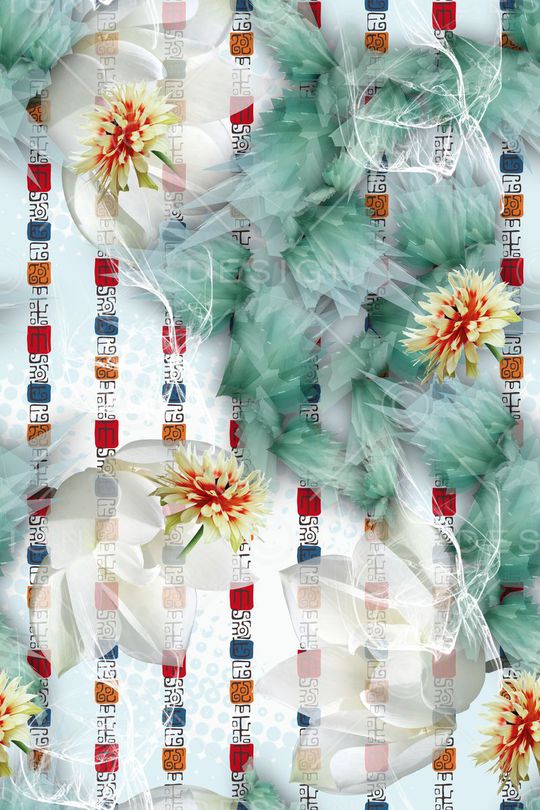 荷花印花华亿平台图片