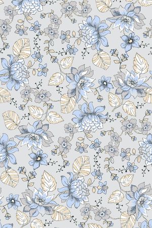 田园风格印花华亿平台图片