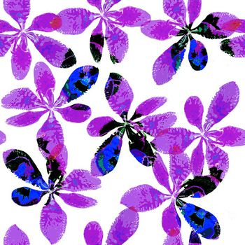 446459-清新手绘抽象花卉系列 水彩水墨复古